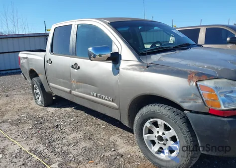 2006 Nissan Titan z USA, uszkodzony, nr VIN 1N6AA07B56N558069